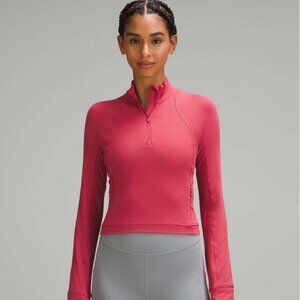 lululemon It's Rulu Cropped Half Zip Size 2
